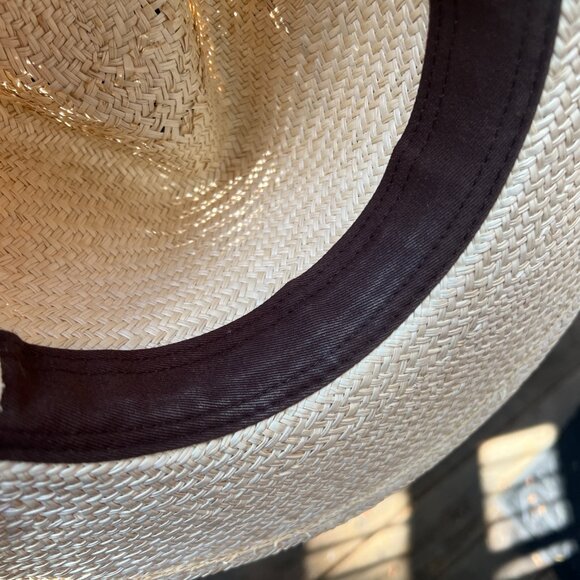 Will & Bear Rider Bone | White Palm Straw Hat - Picture 6 of 8